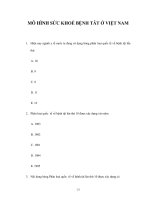 MÔ HÌNH SỨC KHOẺ BỆNH TÂT Ở VIỆT NAM pps