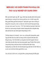 MIỀN BẮC VỚI CHIẾN TRANH PHÁ HOẠI LẦN THỨ I & SỰ NGHIỆP XÂY DỰNG CNXH_4 docx