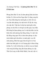 Ấn chương Việt Nam - Lệ phong khóa Bảo Tỷ và lễ Phất thức pot