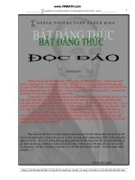 NHững Phương PHáp Chứng Minh BĐT độc đáo