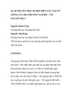 BÁO CÁO KHOA HỌC: 