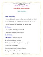 Đề tài Những tia nắng buổi sáng ppt