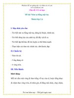 Giáo án chương trình mới: Lớp lá Đề tài: Ném xa bằng một tay pptx