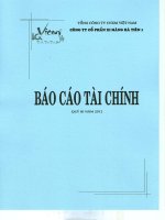 CÔNG TY cổ PHẦN XI MĂNG hà TIÊN 1 báo cáo tài CHÍNH quý 3 năm 2012