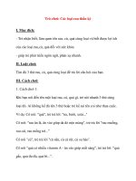 Trò chơi cho bé vào lớp 1: Trò chơi: Các loại rau thần kỳ pdf