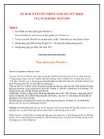 Giáo án giảng dạy khối lớp Lá: Tháng 6 pot