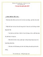 Giáo án chương trình mới: Lớp lá Con gì sủa gâu gâu pptx