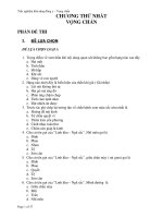 Trắc nghiệm chuần đoán đông y pps