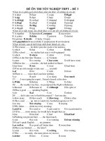 ĐỀ ÔN THI TỐT NGHIỆP THPT – ĐỀ 3 potx