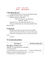 Chủ đề : HOA - QUẢ Đề tài : Một số loại hoa doc