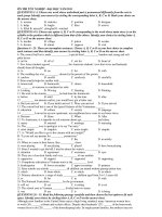 ÔN THI TỐT NGHIỆP –ĐẠI HỌC NĂM 2011 pps