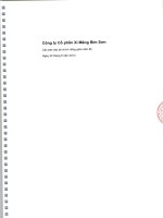 công ty cổ phần xi măng bỉm sơn báo cáo tài chính riêng giữa niên độ 30 tháng 6 năm 2013