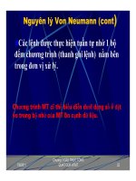 Cấu trúc máy tính và lập trình Assembly : CẤU TRÚC TỔNG QUÁT CỦA HTMT part 4 ppsx