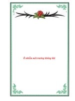 Ô nhiễm môi trường không khí pdf