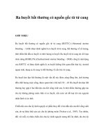 Ra huyết bất thường có nguồn gốc từ tử cung pps