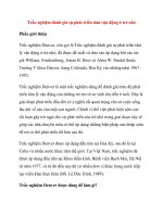 Giáo dục đặc biệt: Trắc nghiệm đánh giá sự phát triển tâm vận động ở trẻ nhỏ potx