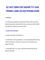 SỰ NẢY SINH CHỦ NGHIÃ TƯ BẢN TRONG LÒNG XÃ HỘI PHONG KIẾN_3 pptx