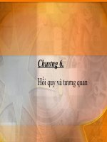 Chương 6. Hồi quy và tương quan docx