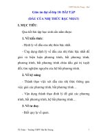 Giáo án đại số lớp 10: BÀI TẬP (DẤU CỦA NHỊ THỨC BẬC NHẤT) - 1 pptx