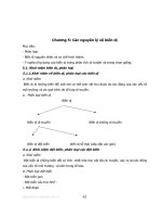 Di truyền thực vật - Chương 5: Các nguyên lý về biến dị pdf