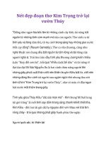 Nét đẹp đoạn thơ Kim Trọng trở lại vườn Thúy pot