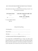 MẪU VĂN BẢN ĐỀ NGHỊ CẤP PHÉP TẠM NHẬP TÁI XUẤT TINH DẦU XÁ XỊ ppsx