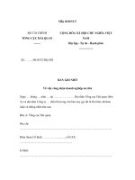 MẪU BẢN GHI NHỚ Về việc công nhận doanh nghiệp ưu tiên doc