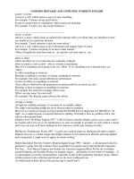 COMMON MISTAKES AND CONFUSING WORDS IN ENGLISH ppsx