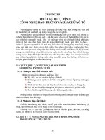 Giáo trình công nghệ bảo dưỡng và sửa chữa ô tô - Chương 3 docx