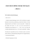 CHẨN ĐOÁN HÌNH ẢNH HỆ TIM MẠCH – PHẦN 2 pdf