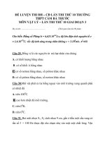 ĐỀ LUYỆN THI ĐH – CĐ LẦN THI THỨ 10 TRƯỜNG THPT CẦM BÁ THƯỚC MÔN VẬT LÝ_2 pdf