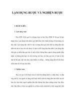 LẠM DỤNG RƯỢU VÀ NGHIỆN RƯỢU pot