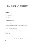 PHẪU THUẬT CẮT RUỘT THỪA pdf