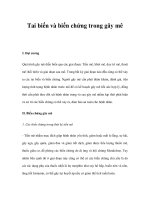 Tai biến và biến chứng trong gây mê pps