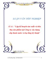 LUẬN VĂN: 