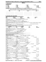 Bài tập Bổ trợ & Nâng cao Tiếng Anh 12 – UNIT 12 (WATER SPORTS) doc