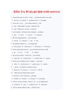 Kiểm Tra 30 câu giả định (with answers) docx