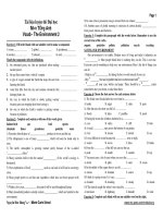 Tài liệu luyện thi Đại học Môn Tiếng Anh - The Environment 2 ppt