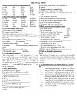 ĐỀ LUYỆN TẬP ANH VĂN pot