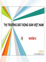 thực trạng thị trường bất động sản việt nam 2012 và dự báo năm 2013