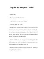 Ung thư đại tràng trái – Phần 2 pot