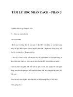 TÂM LÝ HỌC NHÂN CÁCH – PHẦN 3 pps