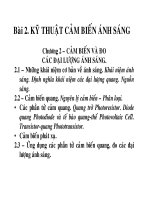 Bài giảng KỸ THUẬT CẢM BIẾN VÀ ĐO LƯỜNG - Chương 2 potx