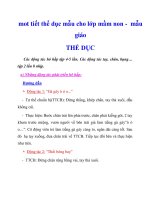 mot tiết thể dục mẫu cho lớp mầm non - mẫu giáo _1 pptx