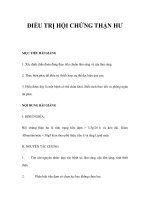 ĐIỀU TRỊ HỘI CHỨNG THẬN HƯ pps