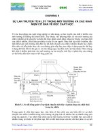 Giáo trình chất thải nguy hai : SỰ LAN TRUYỀN TÍCH LŨY TRONG MÔI TRƯỜNG VÀ CÁC KHÁI NIỆM CƠ BẢN VỀ ĐỘC CHẤT HỌC part 1 ppsx