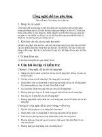 Giáo trình công nghệ chế tạo phụ tùng - Câu hỏi ôn tập pdf