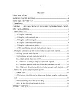 các giải pháp cải thiện chỉ số đào tạo lao động nhằm nâng cao năng lực cạnh tranh của tỉnh khánh hòa