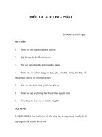 ĐIỀU TRỊ SUY TIM – Phần 1 ppt