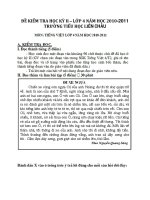 ĐỀ KIỂM TRA HỌC KỲ II – LỚP 4 NĂM HỌC 2010-2011 TRƯỜNG TIỂU HỌC LIÊN CHÂU ppsx